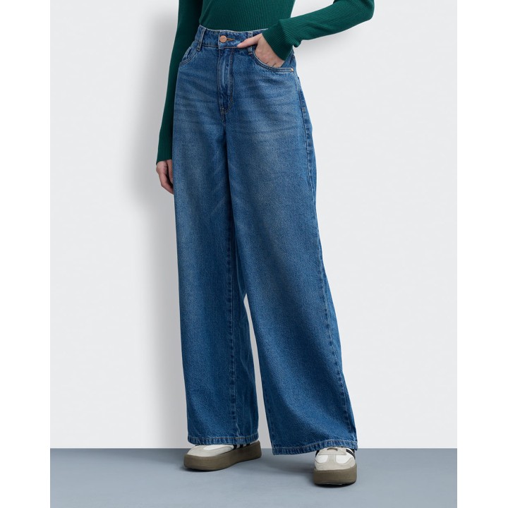 Jean Mujer Zara Total Bleach
