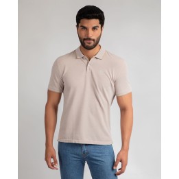 Polo Cuello Camisa Hombre Ashyto Beige