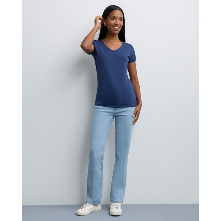 Polo Mujer Dora Core Azul Atlantico