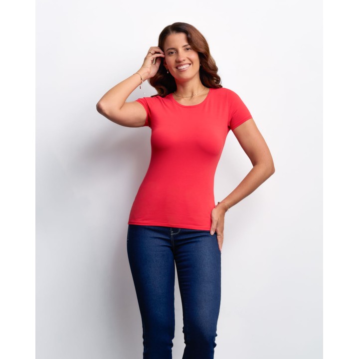 Polo Mujer Dévora Core Rojo