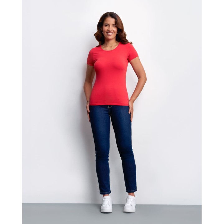 Polo Mujer Dévora Core Rojo