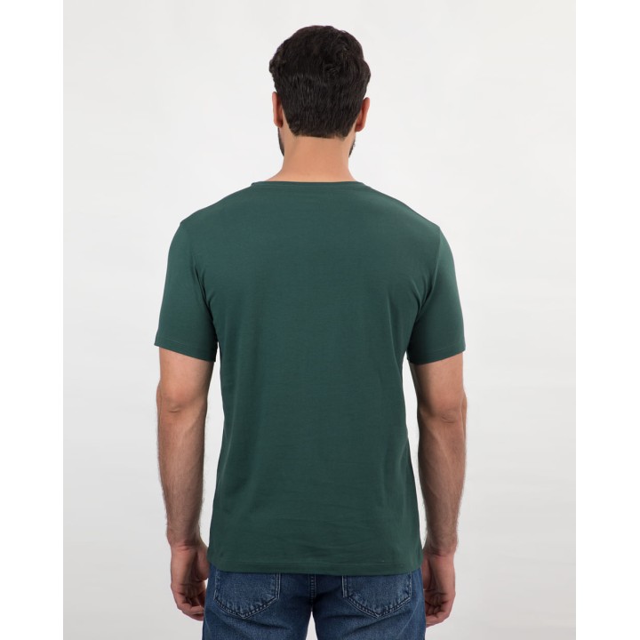 Polo Hombre César Core Verde Esmeralda