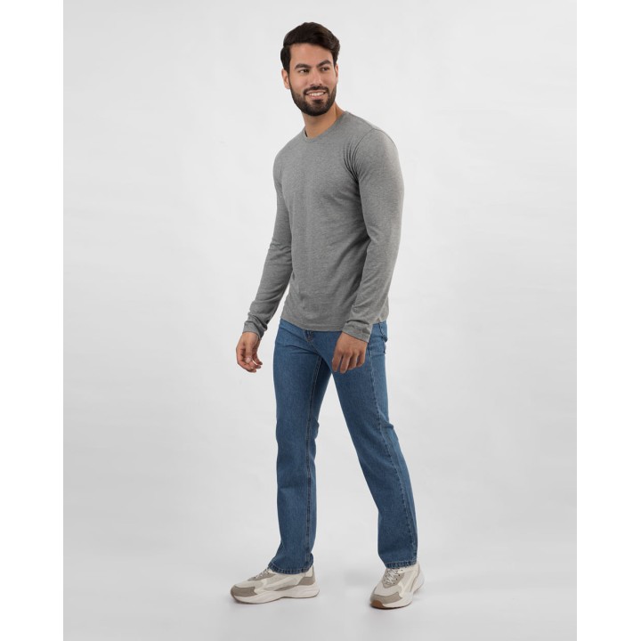 Polo Hombre Pepe Core Plomo Melange