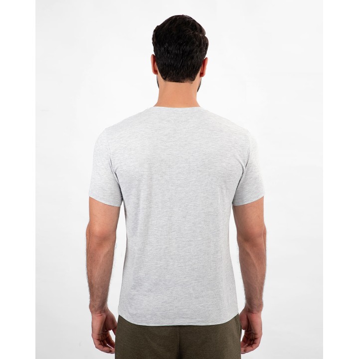 Pack de 3 polos Hombre Cuello Redondo Gris Poly