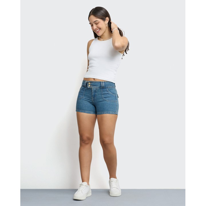 Short Mujer Damaris Dirty Wash