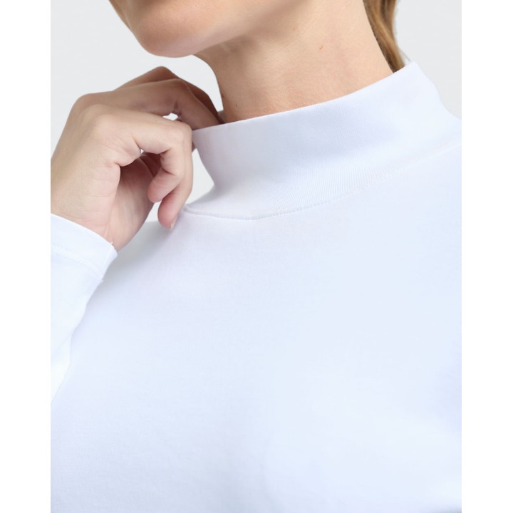 Polo Mujer Isabela Blanco Optico