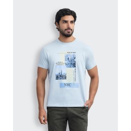 Polo Hombre Ronald Celeste Empolvado