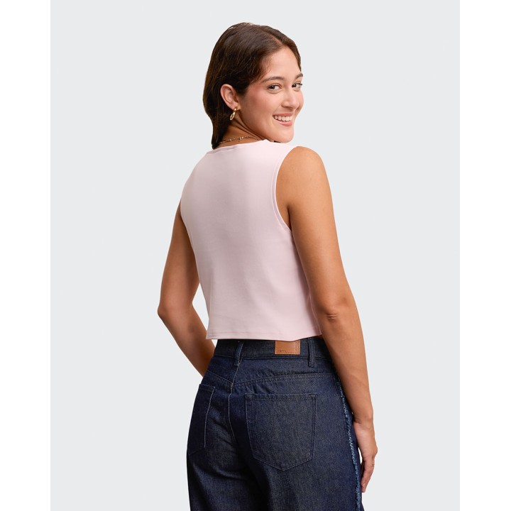 Top Mujer Xio Rosado Agua
