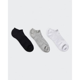 Calcetines Pack x 3 Mujer Mitzy Negro/Blanco/Gris