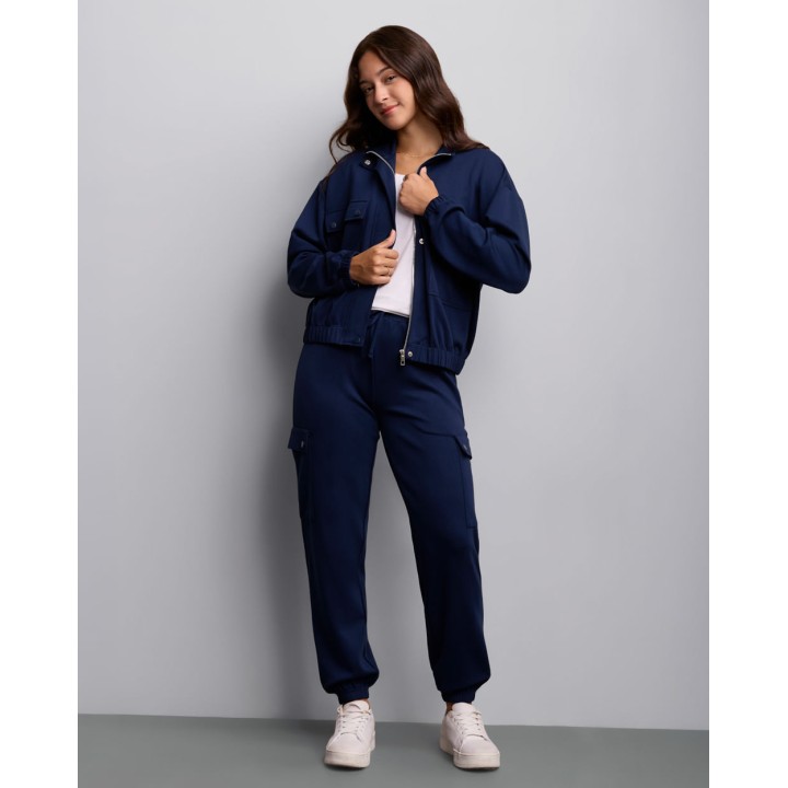 Casaca Mujer Nila Azul Imperial