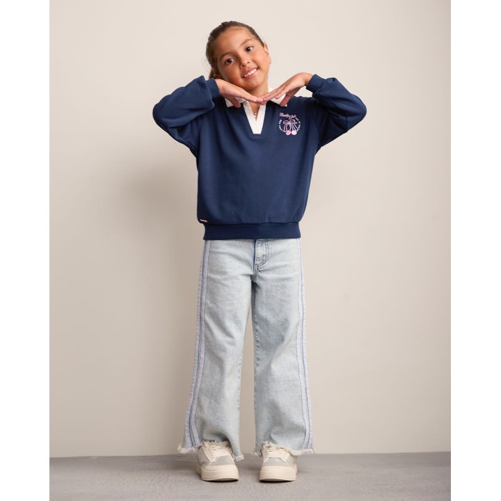 Polera Niña Zaira Azul Pageant