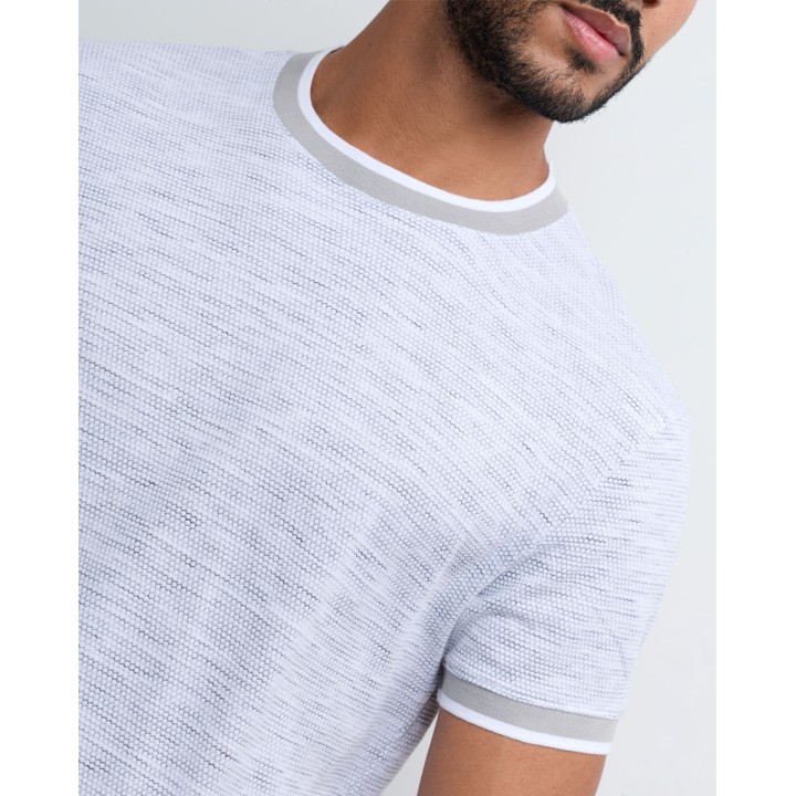 Polo Hombre Tom Grey Fit Poly Htr