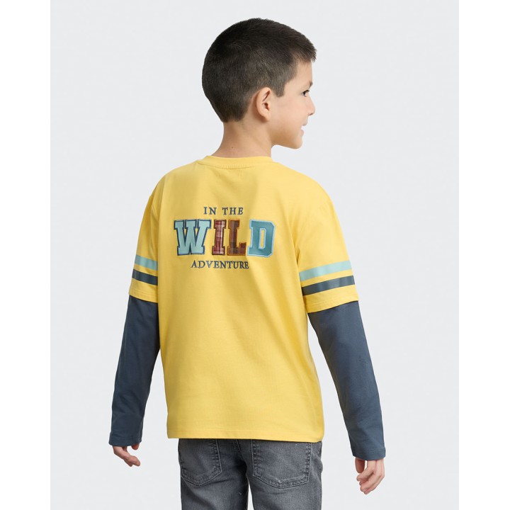 Polo Niño Renato Amarillo Aspen