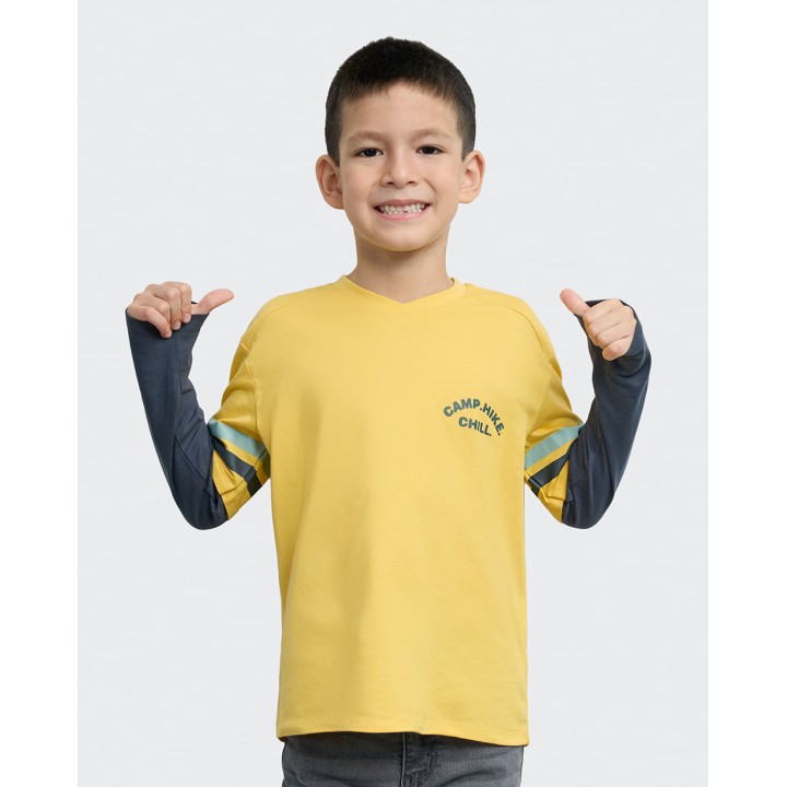 Polo Niño Renato Amarillo Aspen