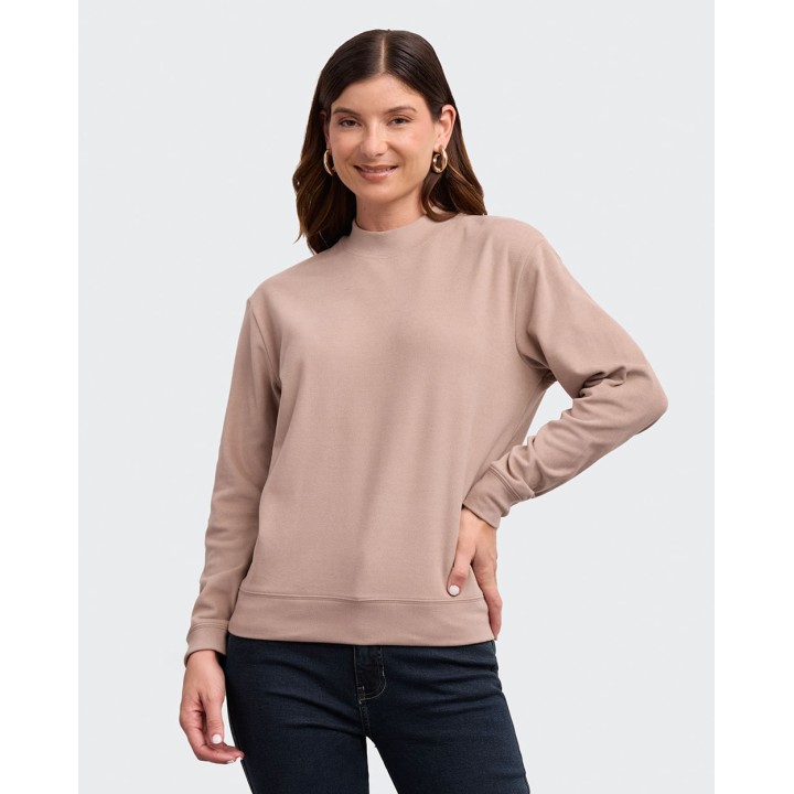 Polera Mujer Caro Beige Oscuro