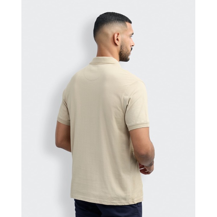 Polo Cuello Camisa Hombre Paul Beige Safari