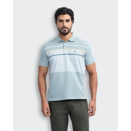 Polo Cuello Camisa Hombre Saylor Verde Slate