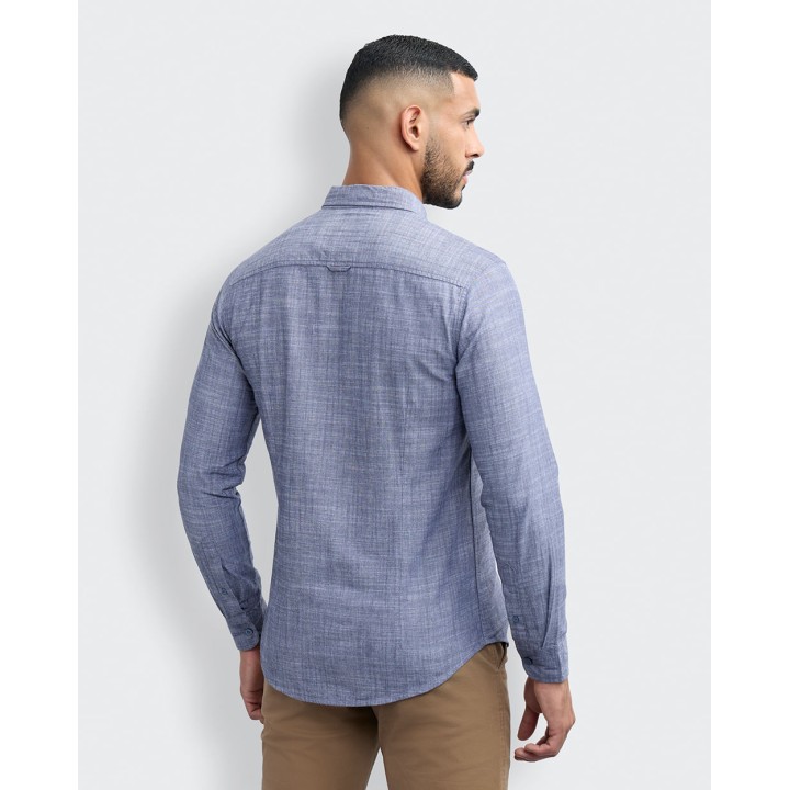 Camisa Hombre Paolo Azul Imperial