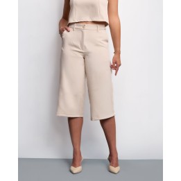 Bermuda Mujer Lohan Beige Crema