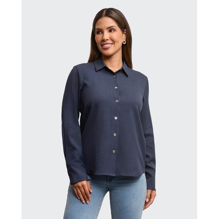 Blusa Mujer Janice Azul Atlántico
