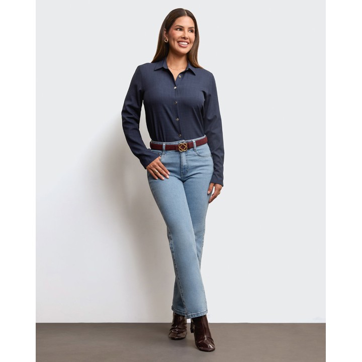 Blusa Mujer Janice Azul Atlántico