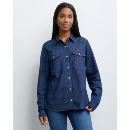 Blusa Mujer Monik Dark Wash
