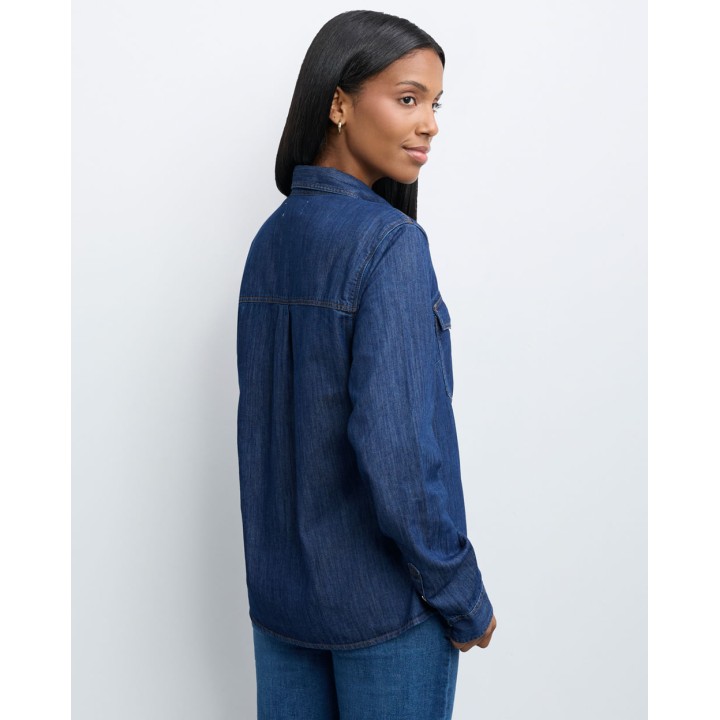 Blusa Mujer Monik Dark Wash