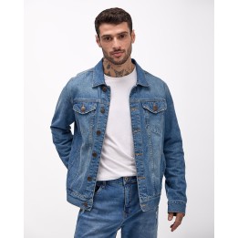Casaca Jean Hombre Nee Azul Medio