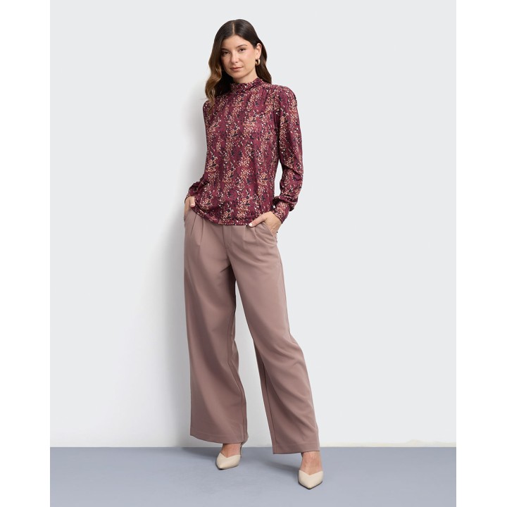 Polo Mujer Flavia Borgoña