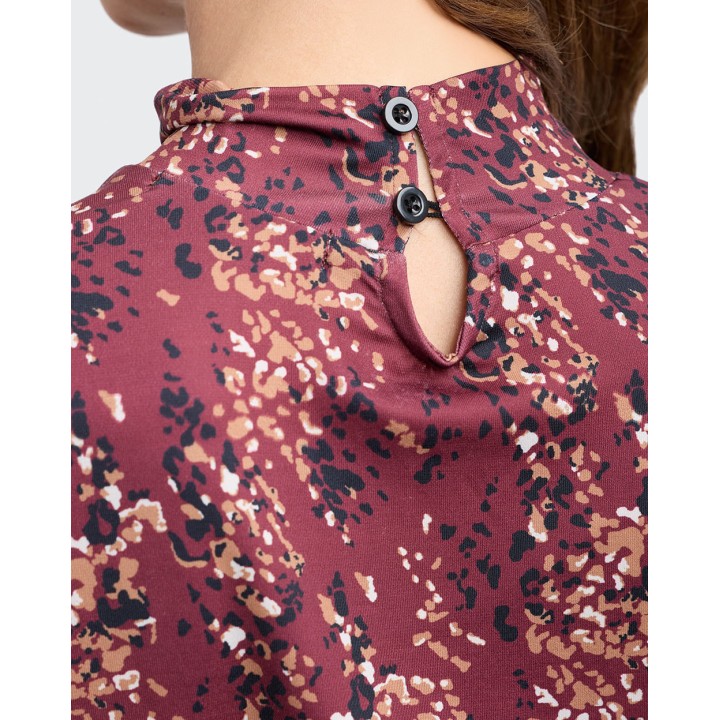 Polo Mujer Flavia Borgoña
