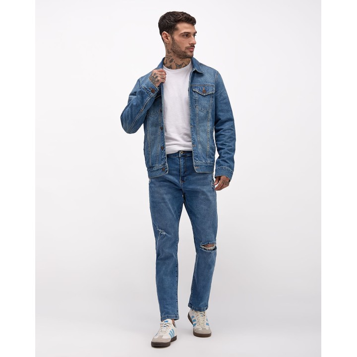 Casaca Jean Hombre Nee Azul Medio