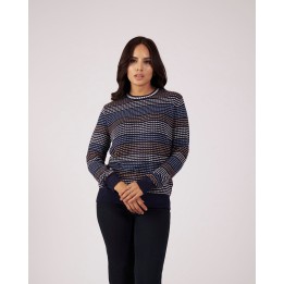 Chompa Mujer Milenka Azul Persa