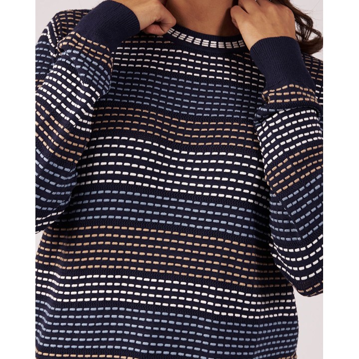 Chompa Mujer Milenka Azul Persa