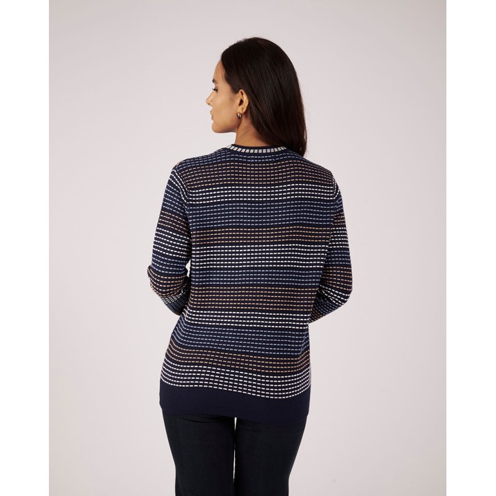 Chompa Mujer Milenka Azul Persa