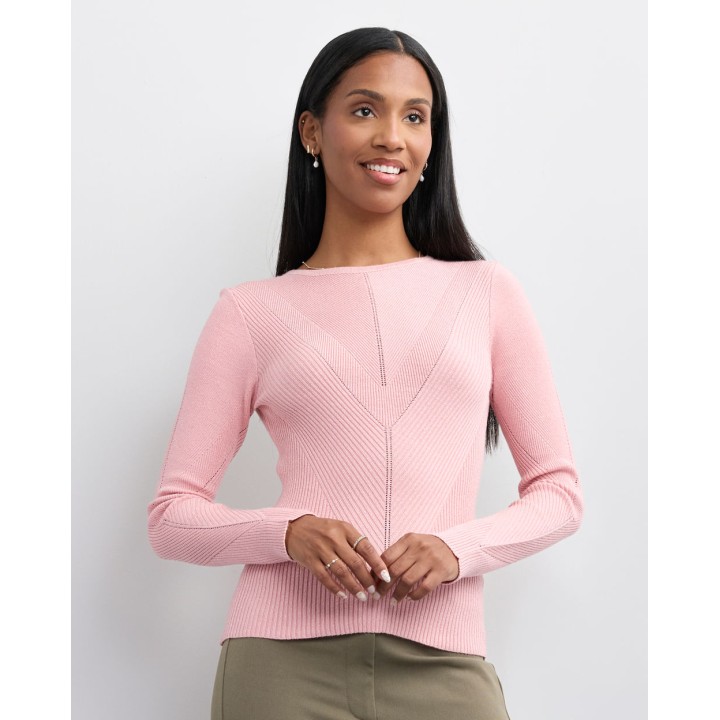 Chompa Mujer Jimena Rosa Barbie