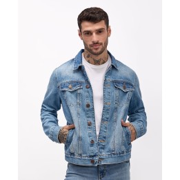 Casaca Jean Hombre Nee Celeste