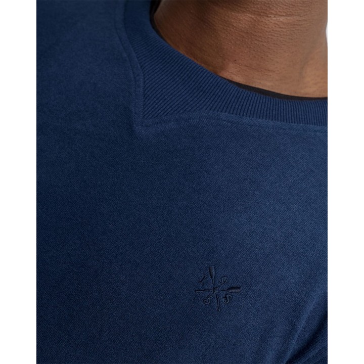 Polera Hombre Quino Azul Oxford