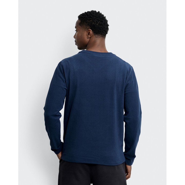 Polera Hombre Quino Azul Oxford