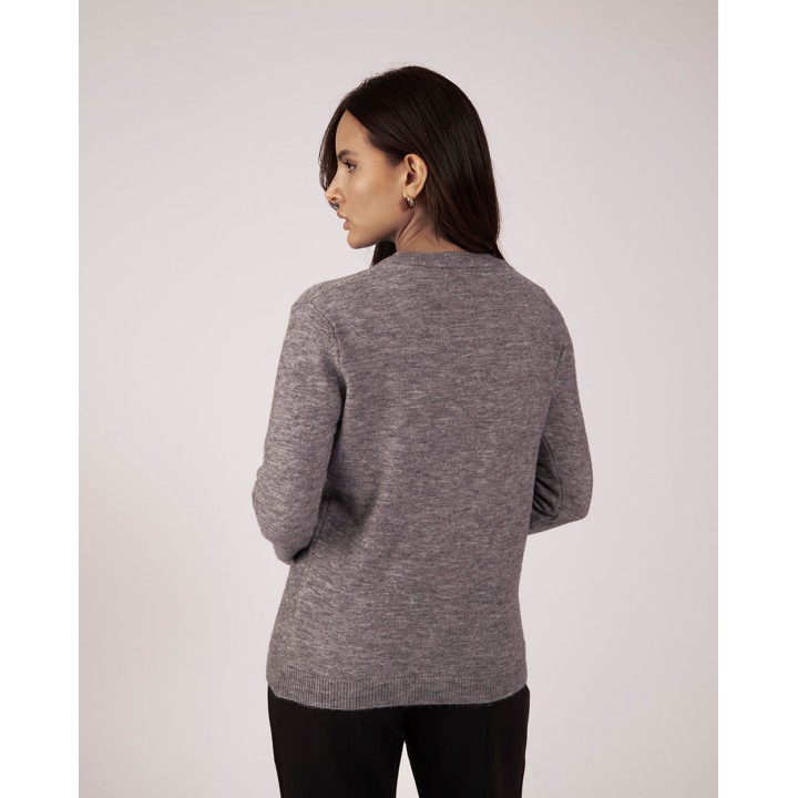 Chompa Mujer Camely Gris Iron