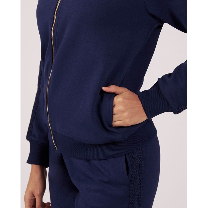 Casaca Mujer Ana Azul Mora