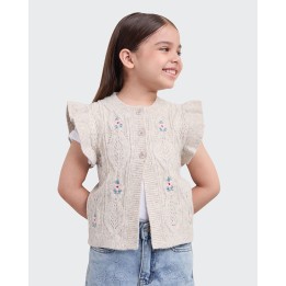 Chaleco Niña Salome Beige Arena