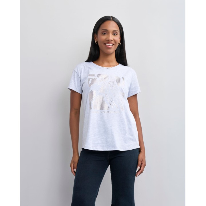 Polo Mujer Niza Niquel Poly Htr