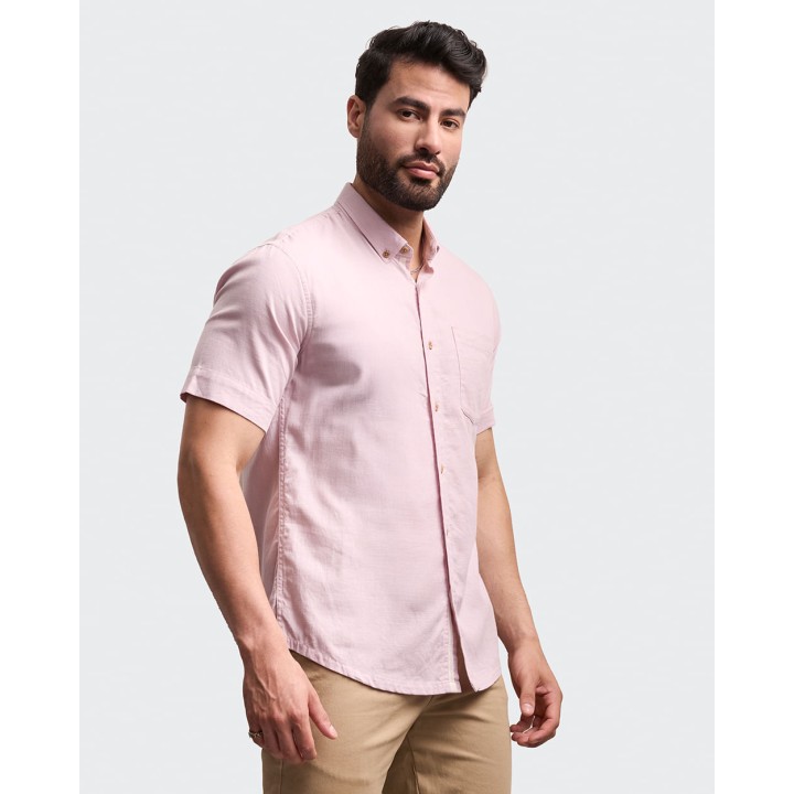 Camisa Hombre Oliveira Lila Claro