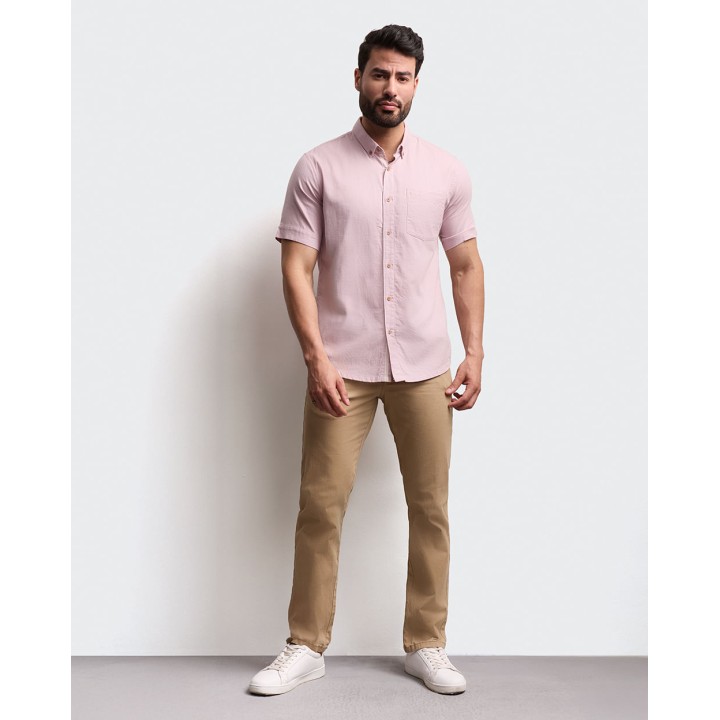 Camisa Hombre Oliveira Lila Claro