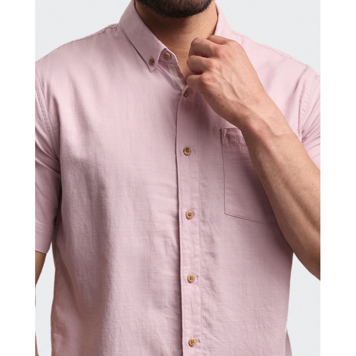 Camisa Hombre Oliveira Lila Claro