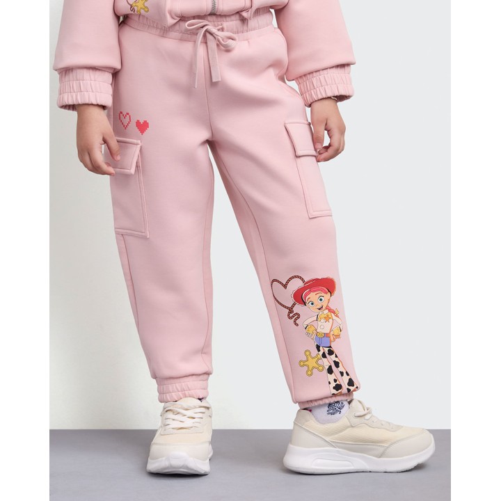 Pantalón Niña Emmy Rosado Wood