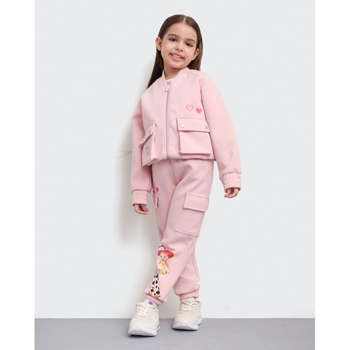 Pantalón Niña Emmy Rosado Wood
