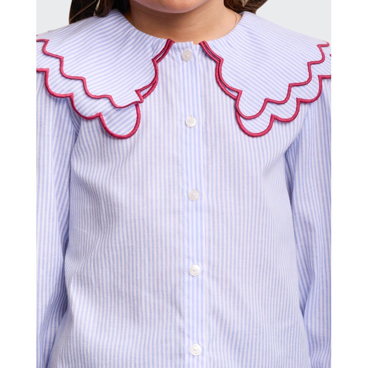 Blusa Niña Lilita Celeste