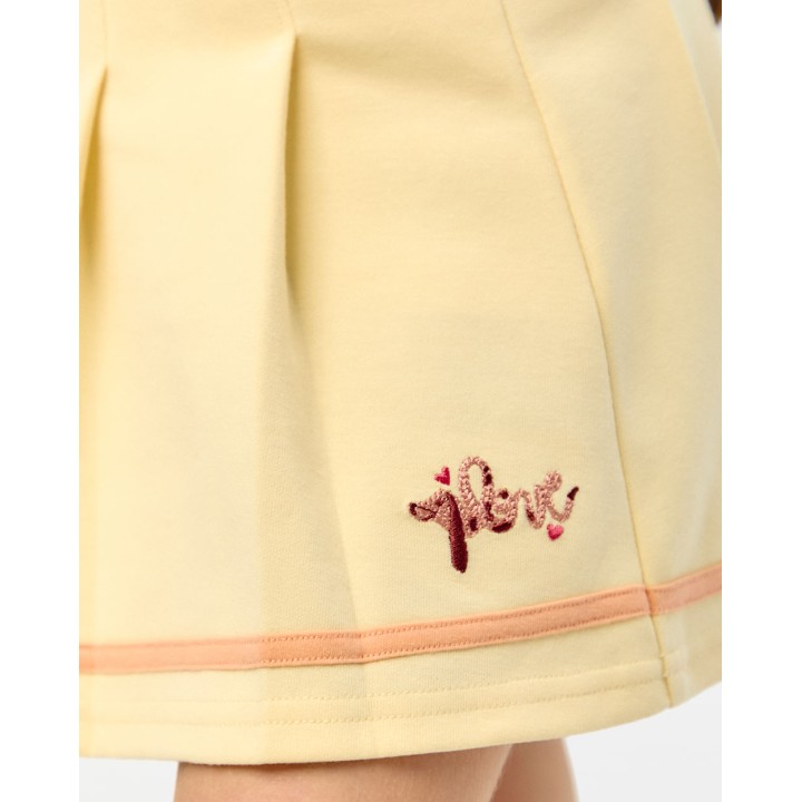 Short Niña Emilia Amarillo Pastel