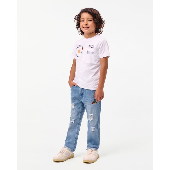 Pantalón Niño Emory 2 Light Wash